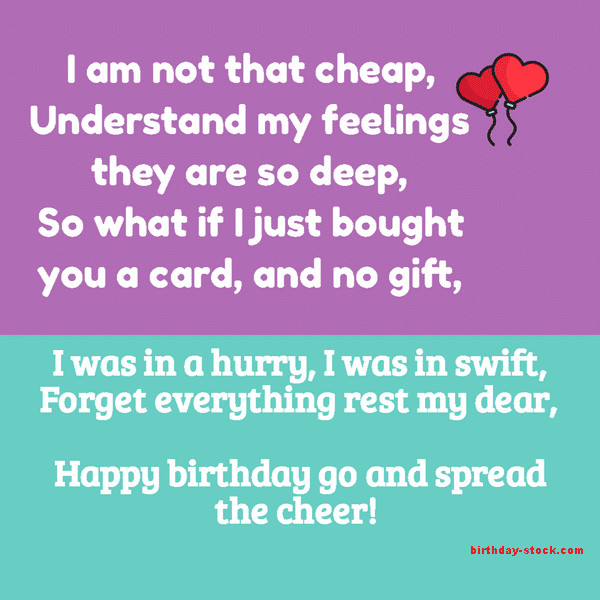 Funny Birthday Poems For Friends
 Top 6 Funny Birthday Poems with for Friends