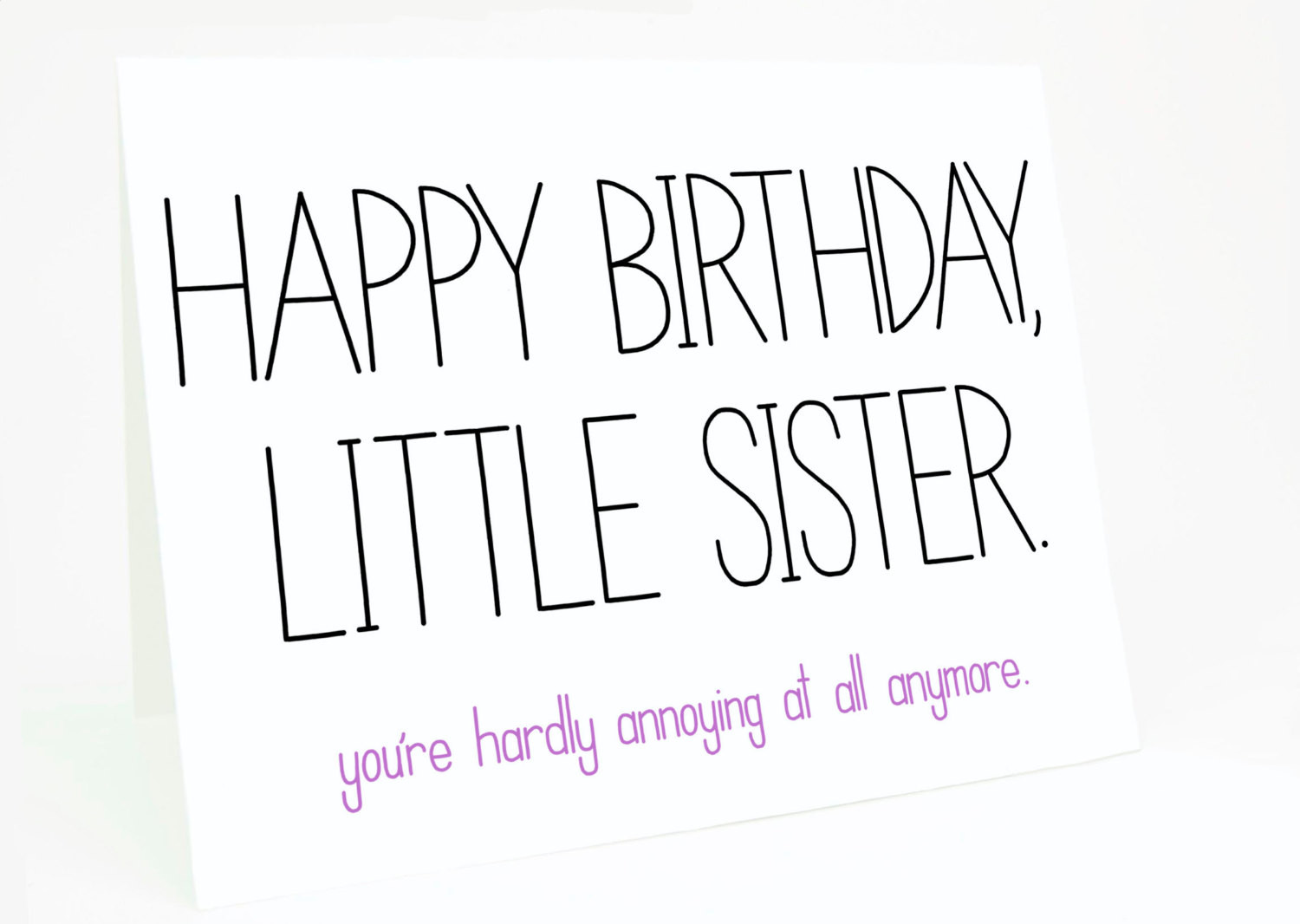 Funny Birthday Wish For Sister
 Funny Sister Birthday Quotes And Sayings QuotesGram