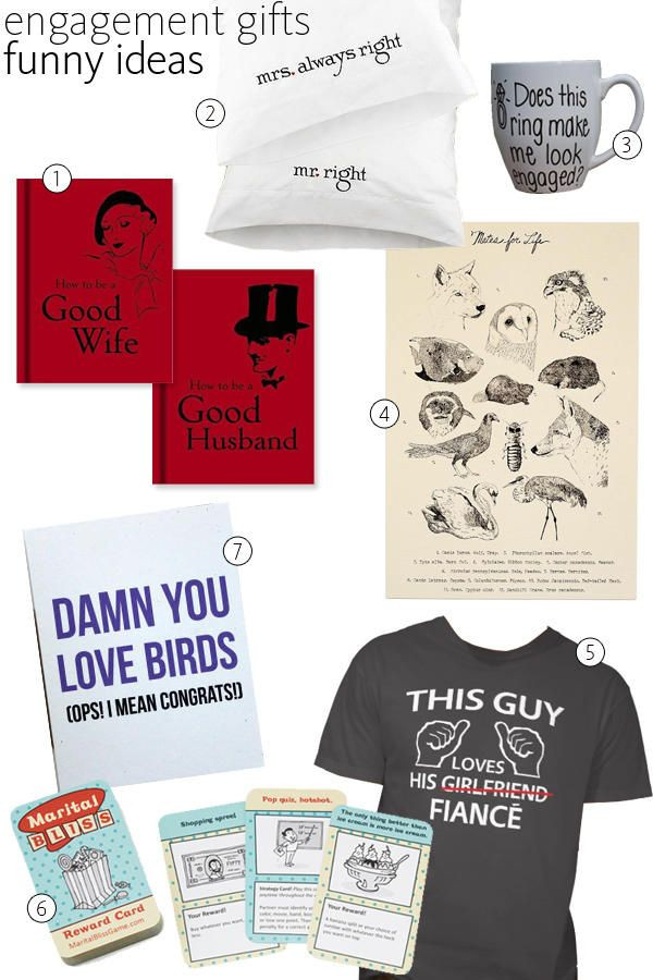 Funny Couples Gift Ideas
 59 Great Engagement Gift Ideas for the Happy Couple