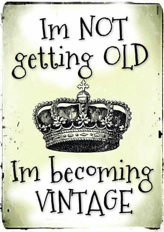 Funny Getting Older Birthday Quotes
 I m Not Getting Old I m be ing Vintage