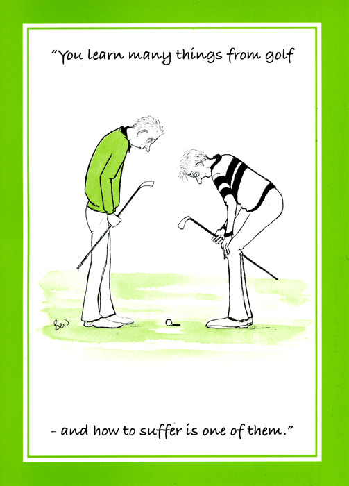 Funny Golf Birthday Cards
 Funny cards by Spring Chicken sport