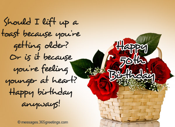 Funny Happy 50th Birthday Wishes
 50th Birthday Wishes and Messages 365greetings