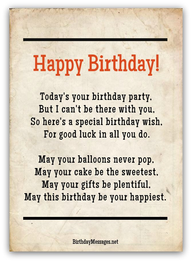 21 Best Funny Happy Birthday Poem - Home, Family, Style and Art Ideas