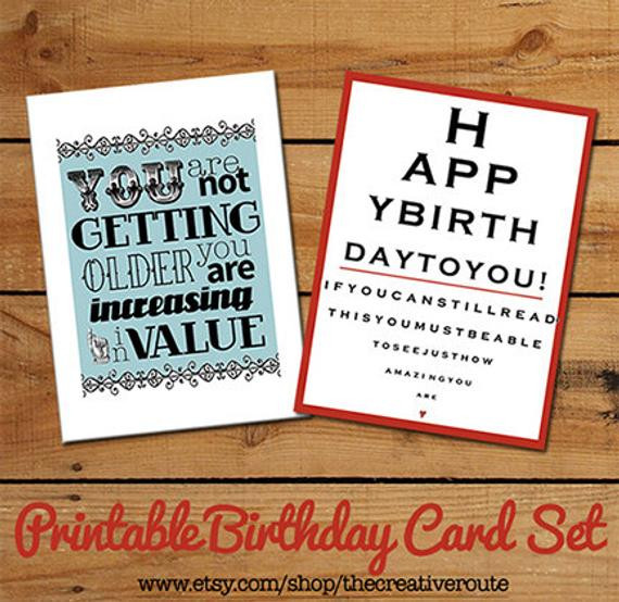 Funny Homemade Birthday Card Ideas
 Items similar to Printable Birthday Cards Funny Birthday