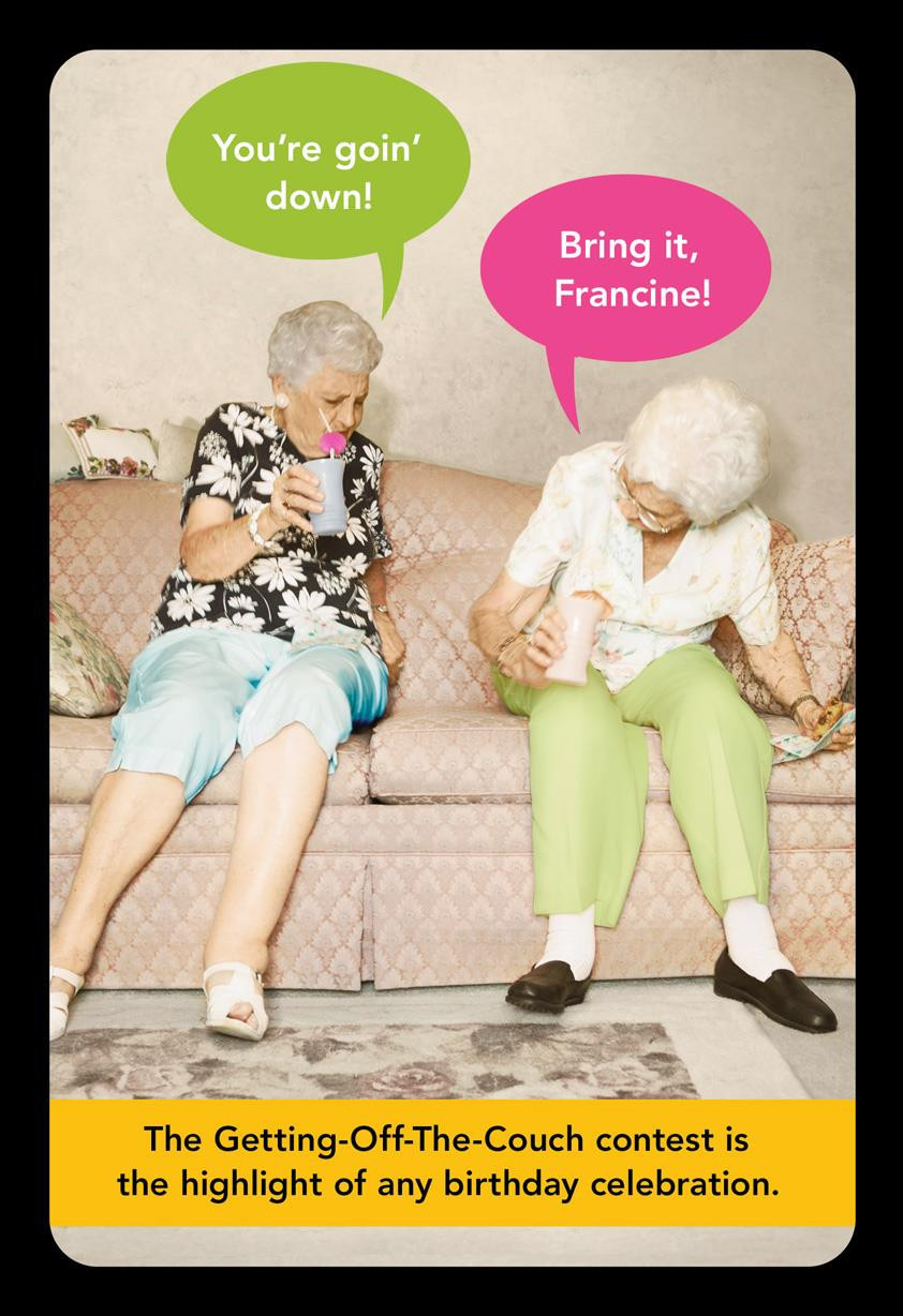 Funny Old Lady Birthday Cards
 Old Age Antics Funny Birthday Card Greeting Cards Hallmark