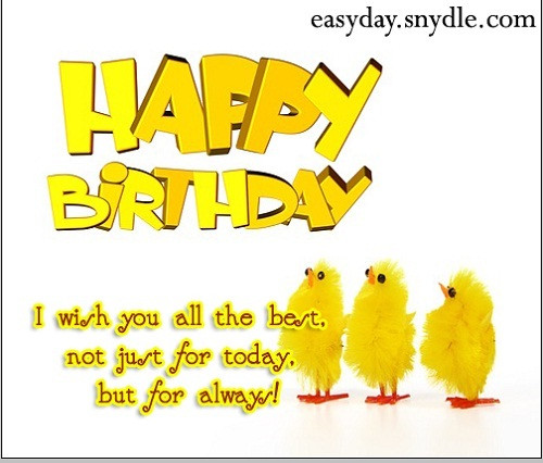 Funny Short Birthday Wishes
 birthday messages Easyday