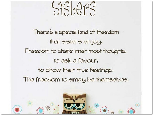 Funny Sister Birthday Poems
 Funny sister Poems