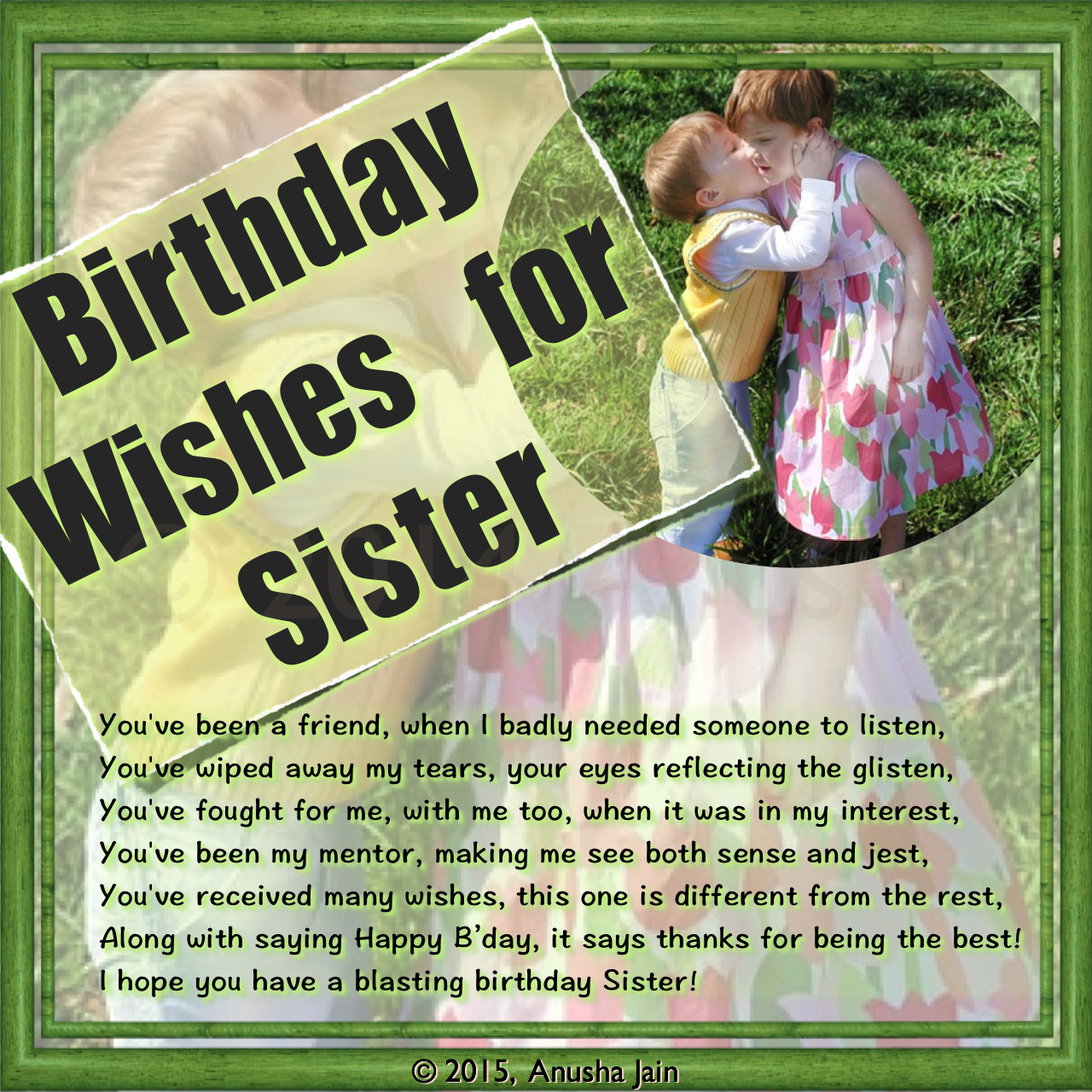 Funny Sister Birthday Poems
 Birthday Wishes Texts and Quotes for Sisters Funny