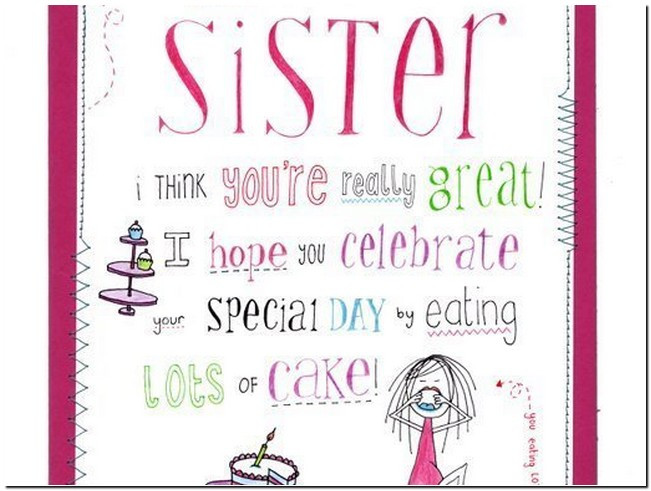 Funny Sister Birthday Poems
 Funny sister Poems