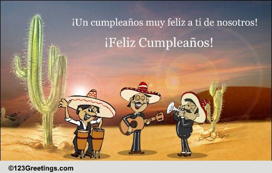 Funny Spanish Birthday Cards
 A Cool Spanish Birthday Wish Free Specials eCards