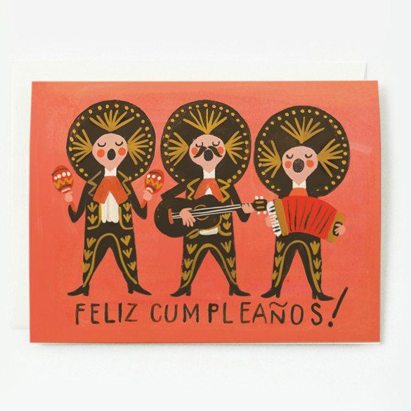 Funny Spanish Birthday Cards
 Feliz Cumpleaños Spanish Happy Birthday Card With images