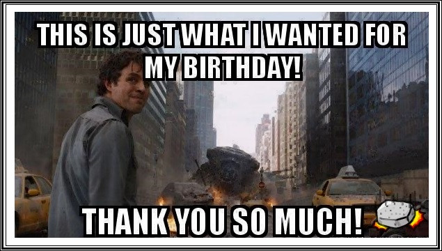 Funny Thank You Quotes For Birthday Wishes
 Funny Birthday Thank You Meme Quotes