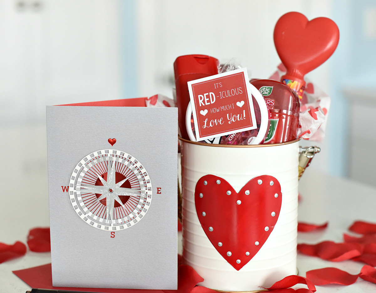 Funny Valentine Gift Ideas
 Cute Valentine s Day Gift Idea RED iculous Basket