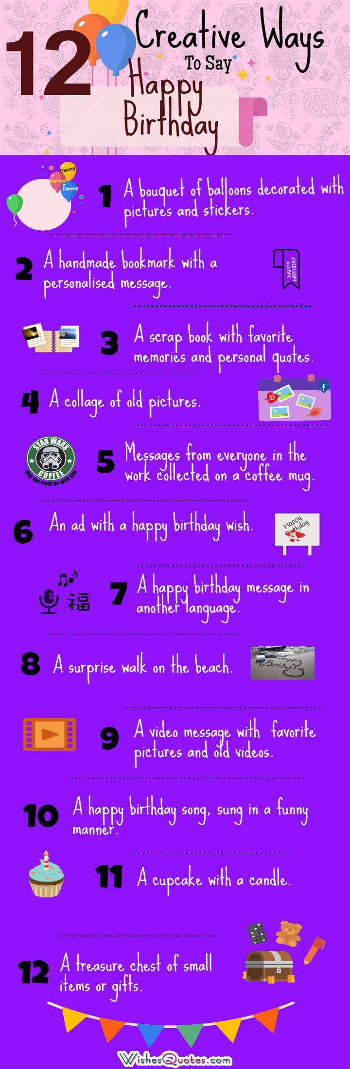 Funny Ways To Wish Happy Birthday
 Creative And Funny Ways To Say Happy Birthday – By