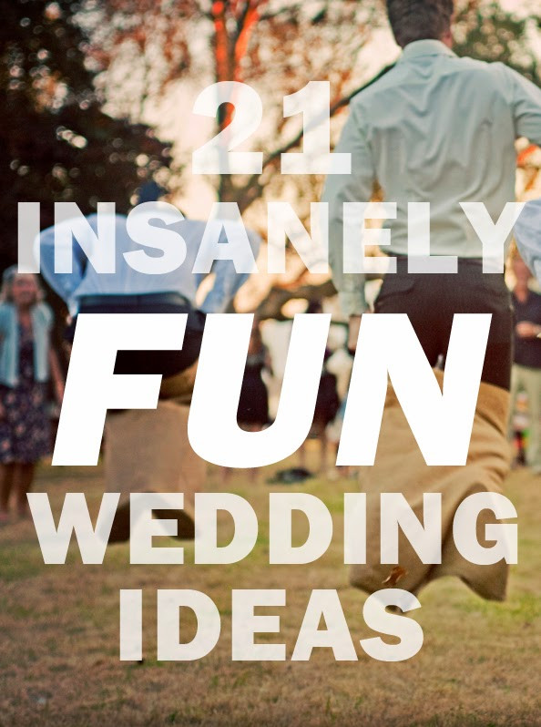 Funny Wedding Themes Ideas
 21 Insanely Fun Wedding Ideas Trubridal Wedding Blog