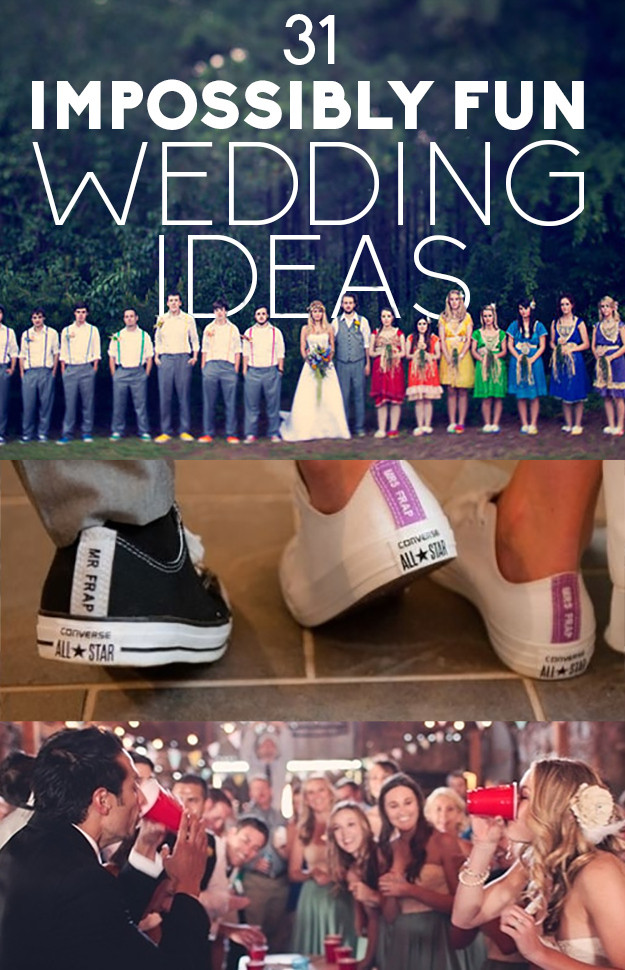 Funny Wedding Themes Ideas
 31 Impossibly Fun Wedding Ideas