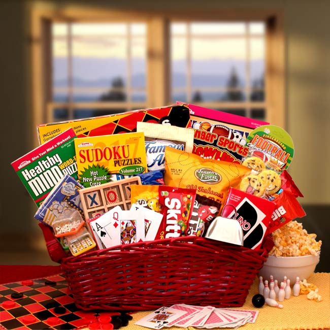 Gamer Gift Basket Ideas
 Fun & Games Gift Basket Baskets for Her