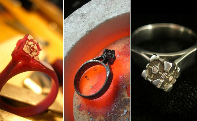 Gamer Wedding Rings
 Yep — A Video Game Inspired Wedding Ring