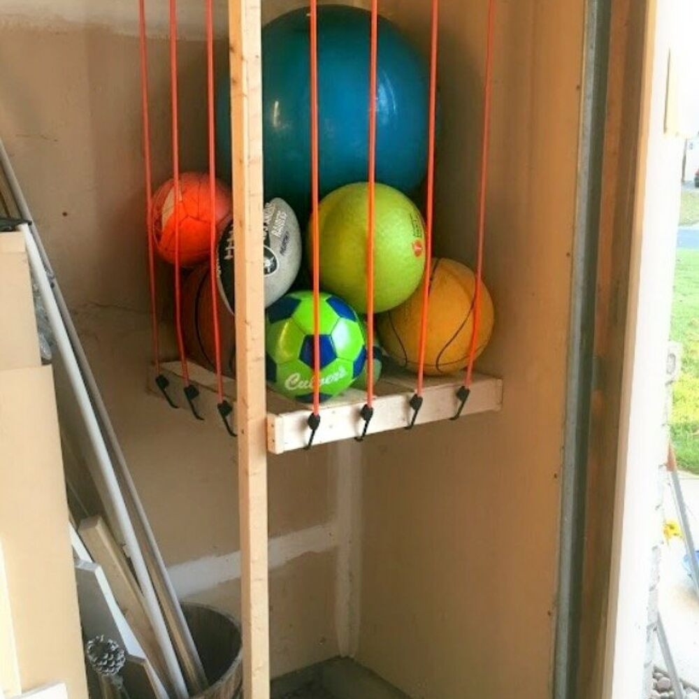 Garage Ball Organizer
 Garage Ball Storage