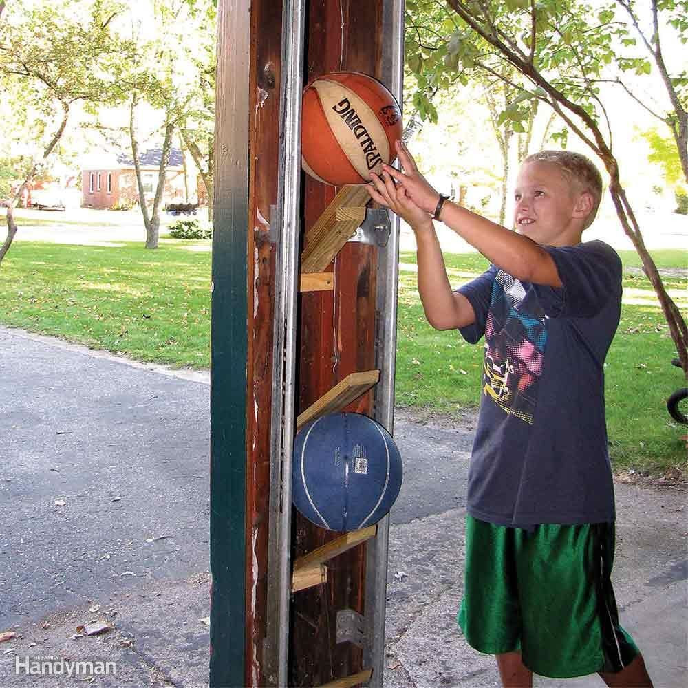 Garage Ball Organizer
 24 Clever Storage Ideas for Hard to Store Stuff