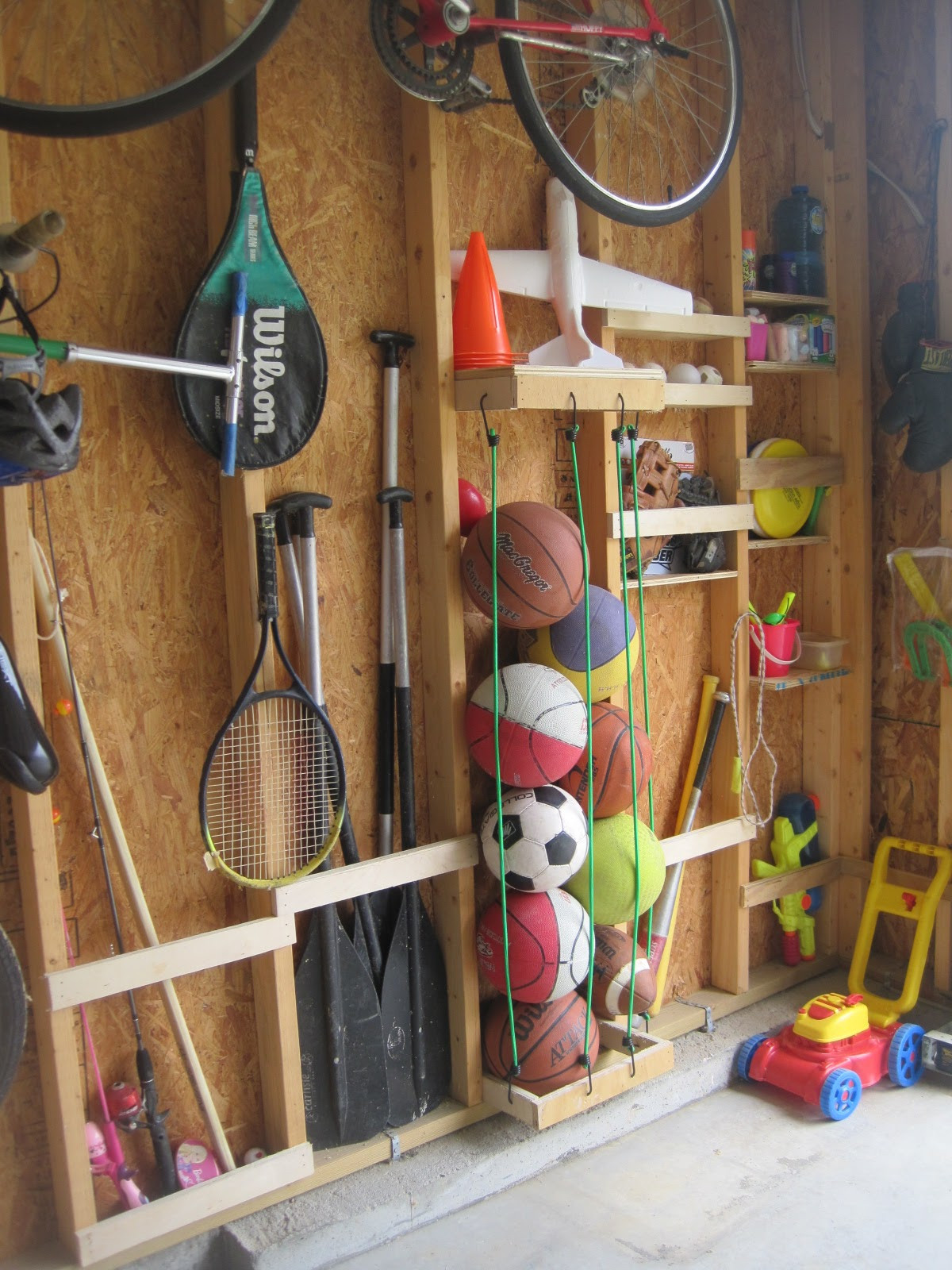 Garage Ball Organizer
 DIY Storage Solutions For A Well Organized Garage