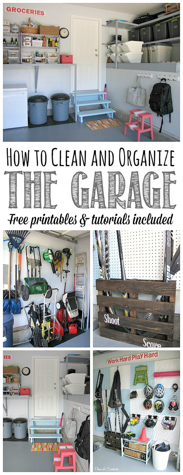 Garage Cleaning And Organizing
 How to Organize the Garage Clean and Scentsible
