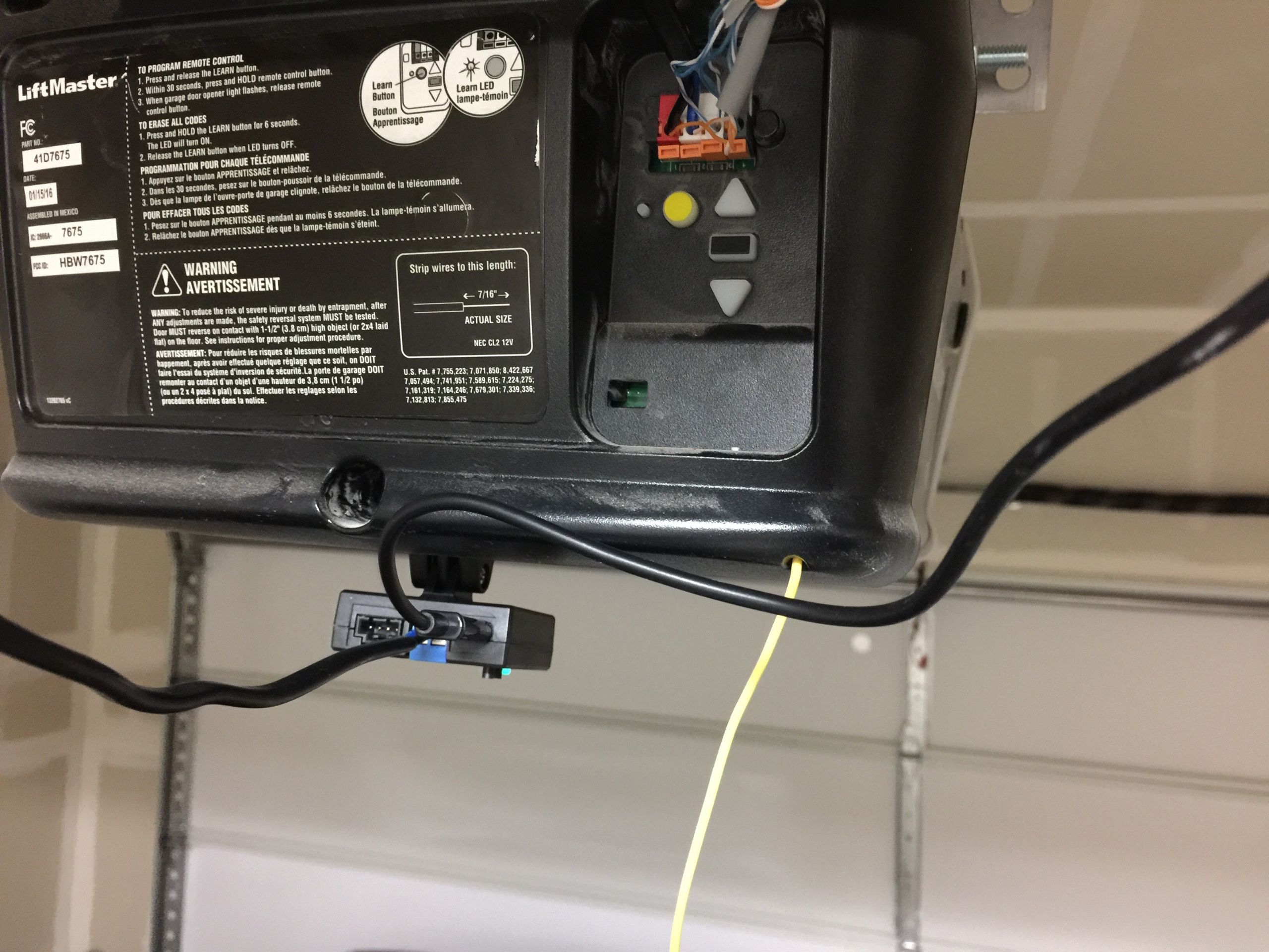 Garage Door Opener Wire
 Installation with Liftmaster Opener Wiring Openers