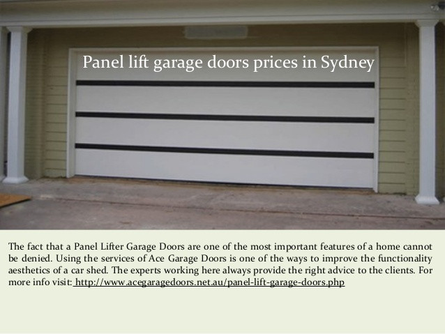 Garage Door Panel Replacement Cost
 Panel lift garage doors prices in Sydney