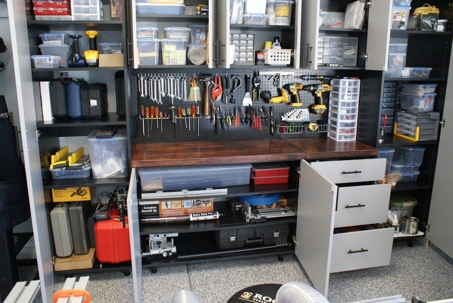 Garage Organization Companies
 Custom Wood Garage Cabinets Maximum Storage Space Yelp