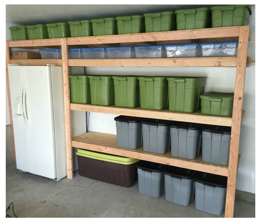 Garage Organization Plan
 Easy DIY Garage Shelves