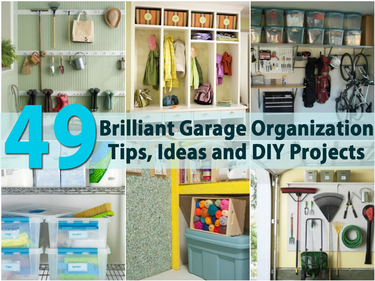 Garage Organization Plans
 49 Brilliant Garage Organization Tips Ideas and DIY