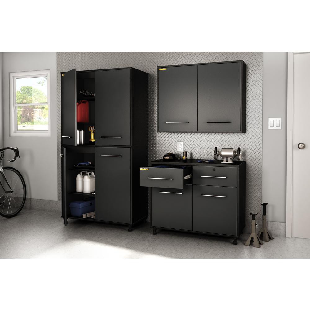 Garage Organizer Cabinet
 South Shore Karbon 73 in H x 39 5 in W x 19 5 in D