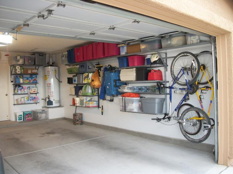 Garage Organizing Systems
 The pros & cons of various garage storage systems