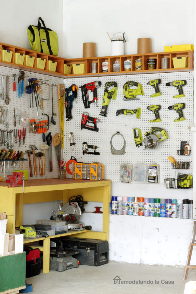 Garage Pegboard Organization
 Garage Organization How to Install a Pegboard