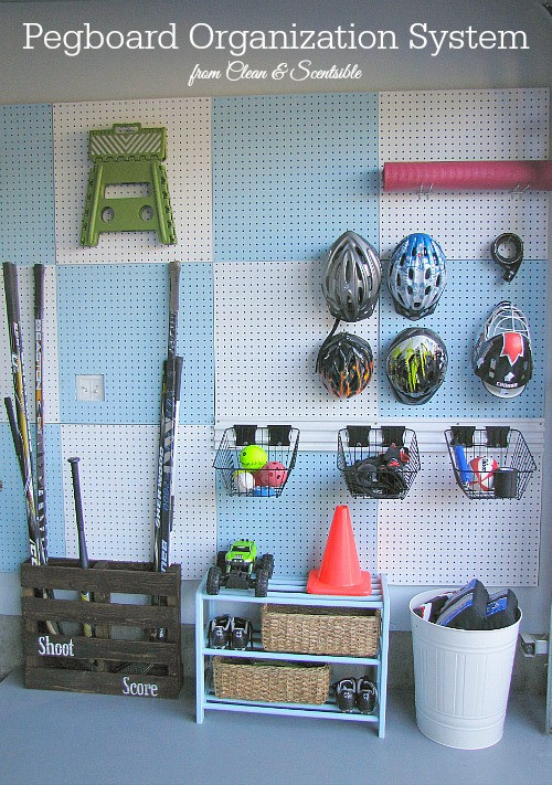 Garage Pegboard Organization
 Garage Pegboard Organizer