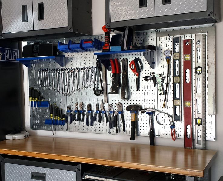 Garage Pegboard Organization
 100 best images about Garage Storage Ideas on Pinterest