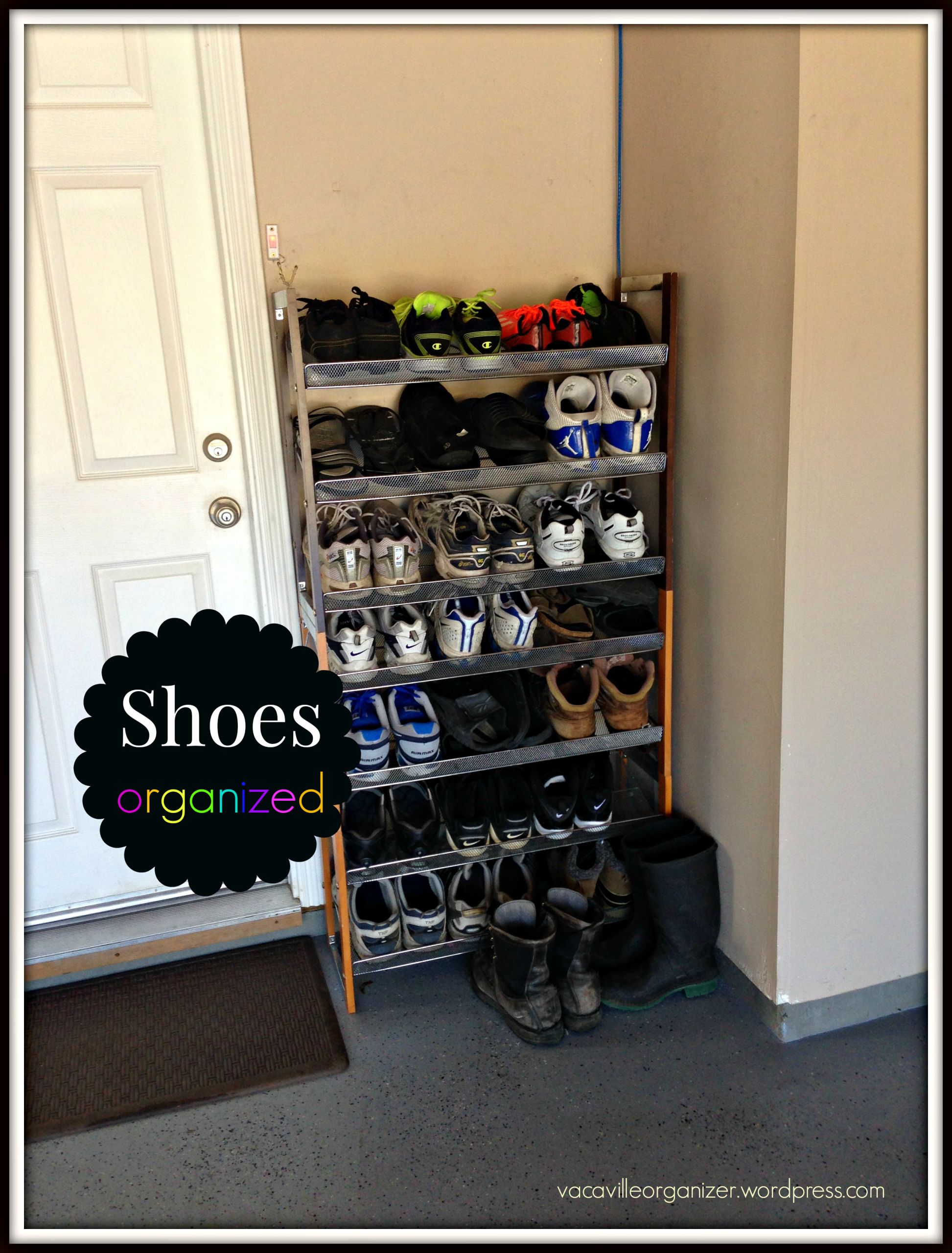 Garage Shoe Organizers
 garage organization – Vacaville Organizer e blog