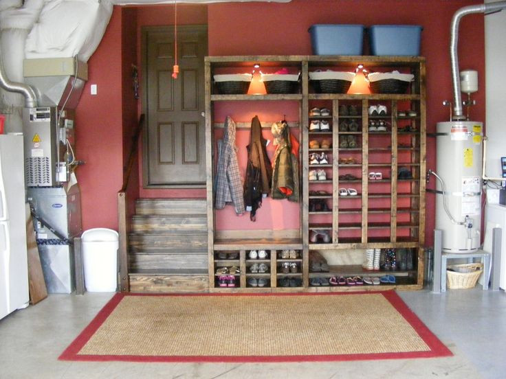 Garage Shoe Organizers
 Shoe storage garage Organization