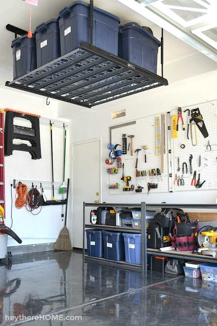 Garage Storage And Organization
 Our Organized Garage The Reveal