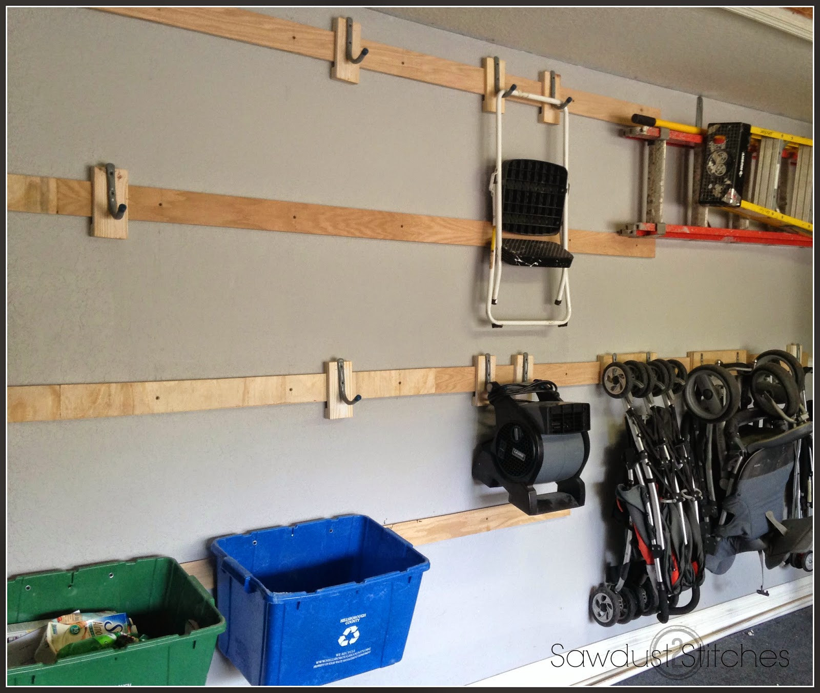 Garage Wall Organization System
 Garage Storage Sawdust 2 Stitches