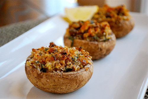 Garlic Stuffed Mushrooms
 Garlic Stuffed Mushrooms • A Sweet Pea Chef