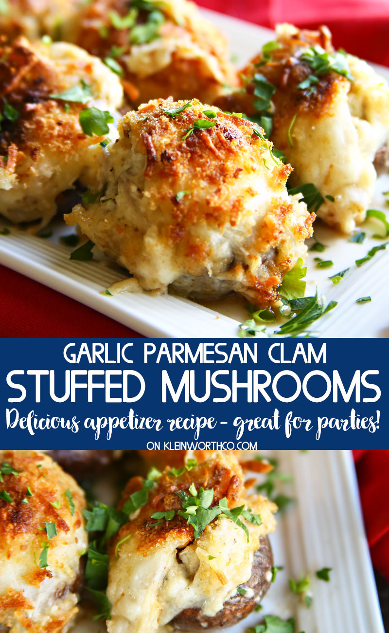 Garlic Stuffed Mushrooms
 Garlic Parmesan Clam Stuffed Mushrooms Kleinworth & Co