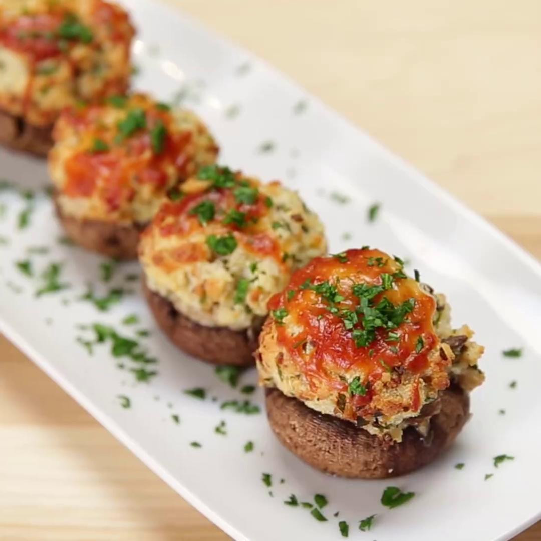 Garlic Stuffed Mushrooms
 Garlic Parmesan Stuffed Mushrooms Recipe by Tasty