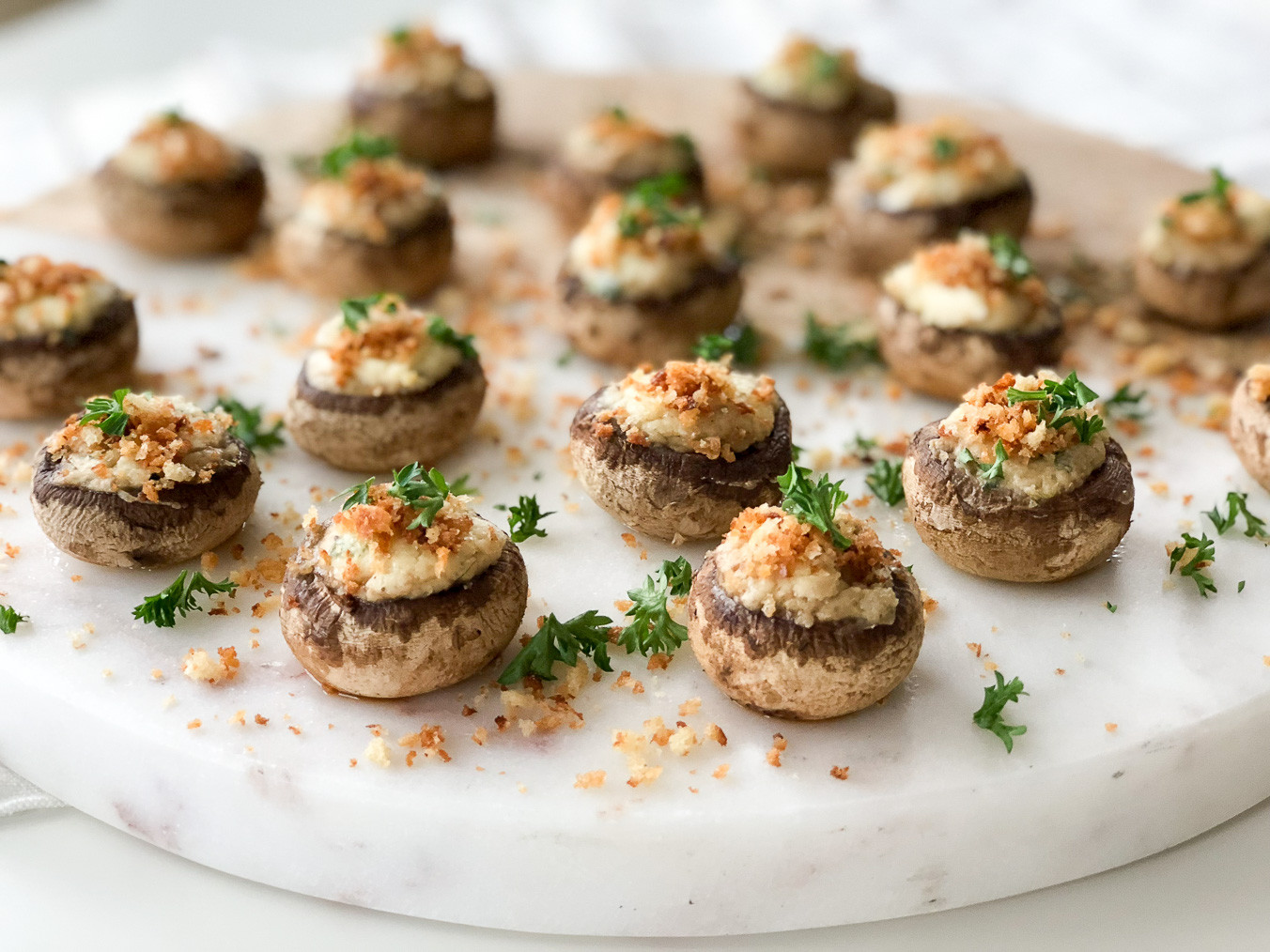 Garlic Stuffed Mushrooms
 Parmesan Garlic Stuffed Mushrooms A Pretty Life In The