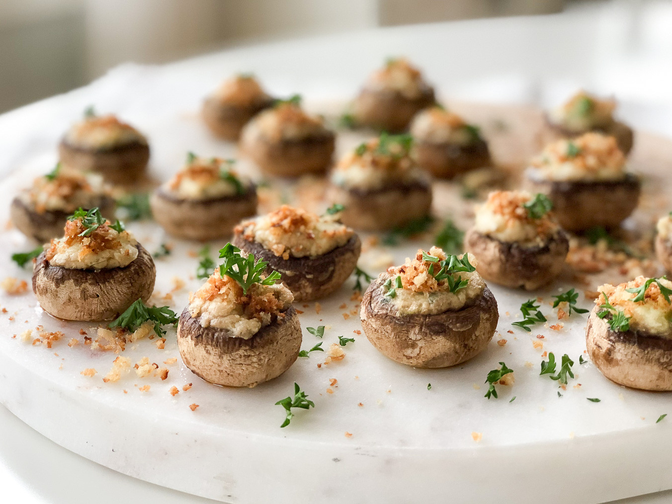 Garlic Stuffed Mushrooms
 Parmesan Garlic Stuffed Mushrooms A Pretty Life In The