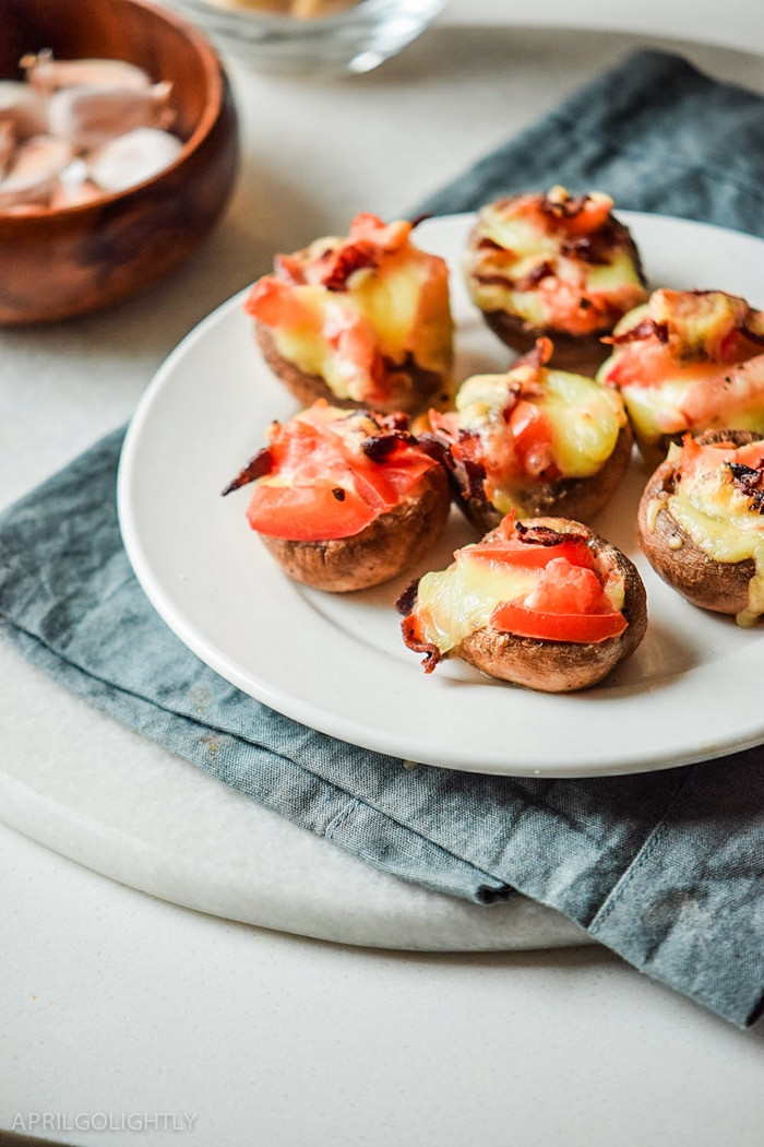 Garlic Stuffed Mushrooms
 Garlic Stuffed Mushrooms April Golightly