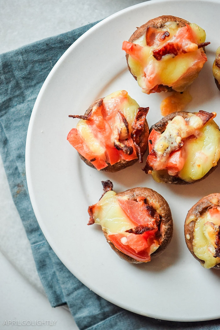 Garlic Stuffed Mushrooms
 Garlic Stuffed Mushrooms April Golightly