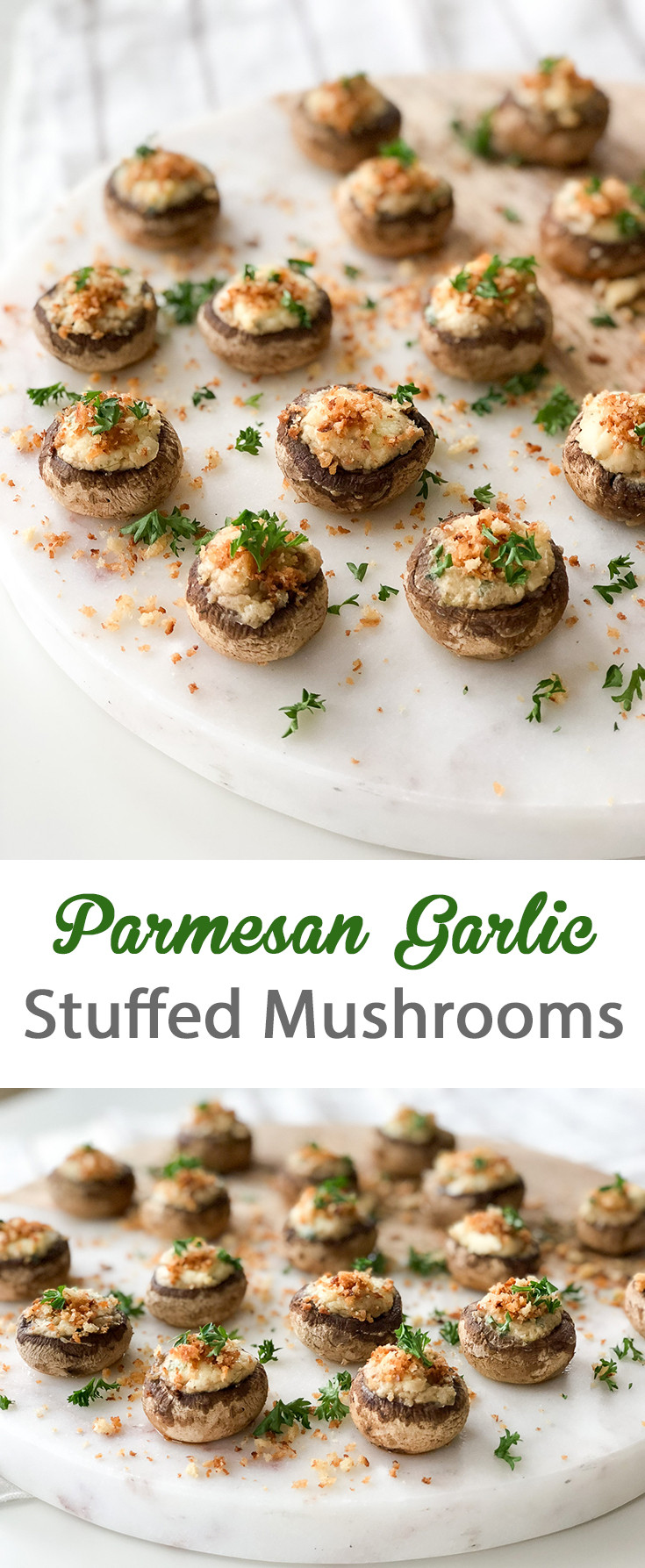 Garlic Stuffed Mushrooms
 Parmesan Garlic Stuffed Mushrooms A Pretty Life In The