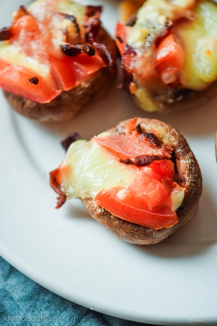 Garlic Stuffed Mushrooms
 Garlic Stuffed Mushrooms April Golightly