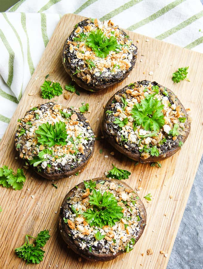 Garlic Stuffed Mushrooms
 CREAM CHEESE AND GARLIC STUFFED MUSHROOMS